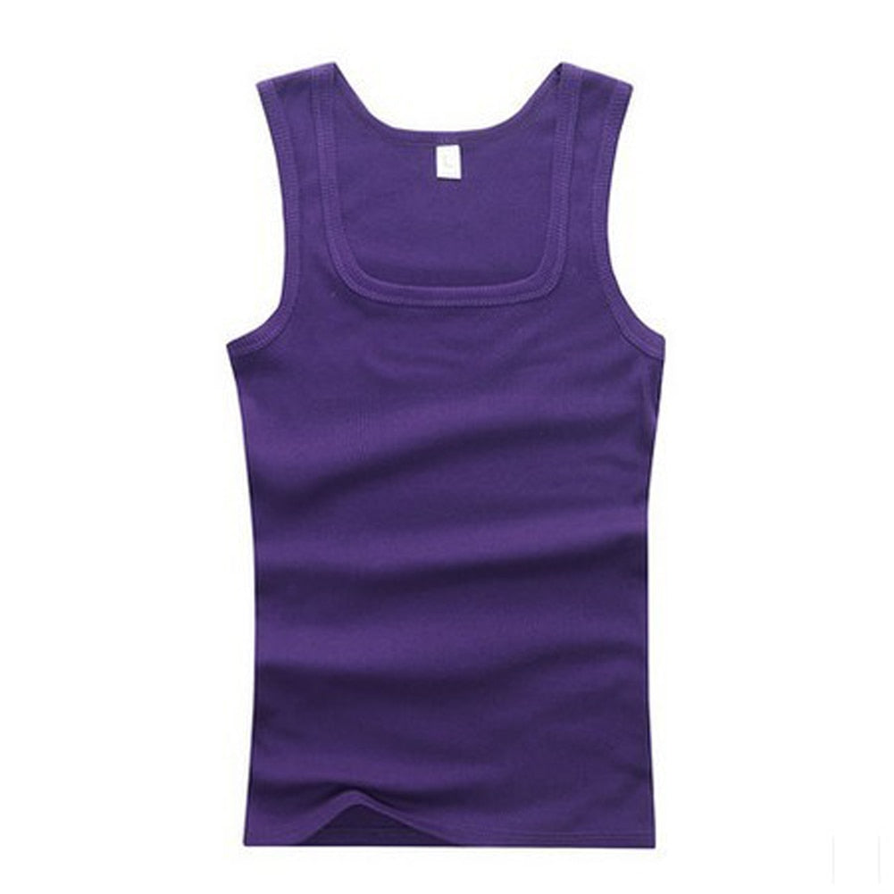 Enkel singlet i flere farger