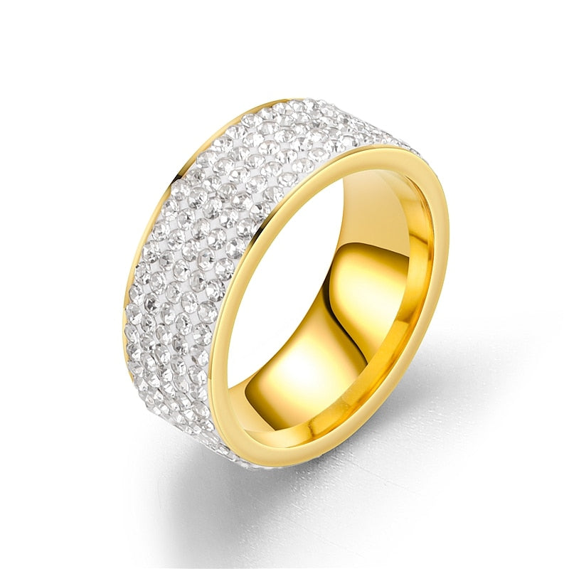Ring i gull/sølv farge